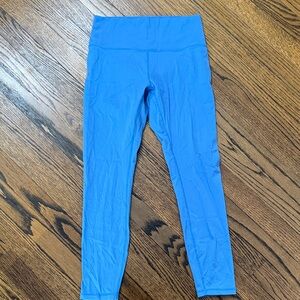 B26 Mono B Women Medium Sky Blue Activewear High Waist Skinny Leggings